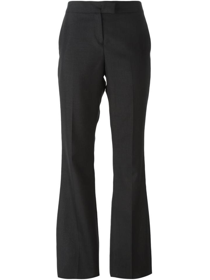 Yang Li Flared Trousers, Women's, Size: 44, Black, Silk/polyester/mohair