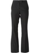 Yang Li Flared Trousers, Women's, Size: 44, Black, Silk/polyester/mohair