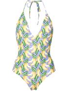 Onia Nina Bananas One-piece - Blue
