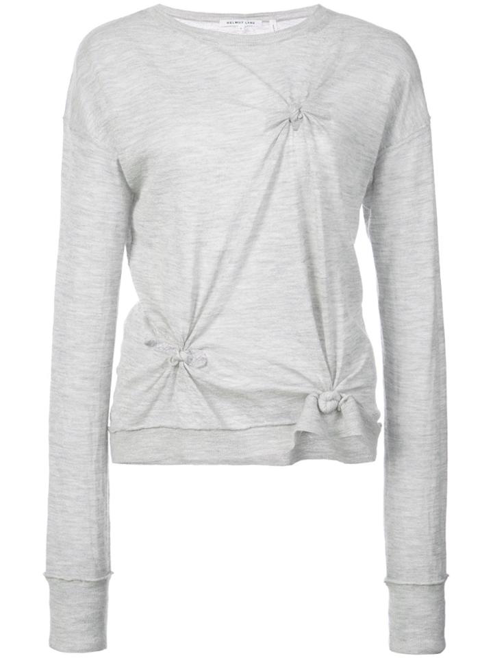 Helmut Lang Front Design Sweater - Grey