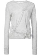 Helmut Lang Front Design Sweater - Grey