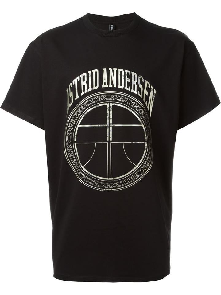 Astrid Andersen Logo Print Relaxed Fit T-shirt
