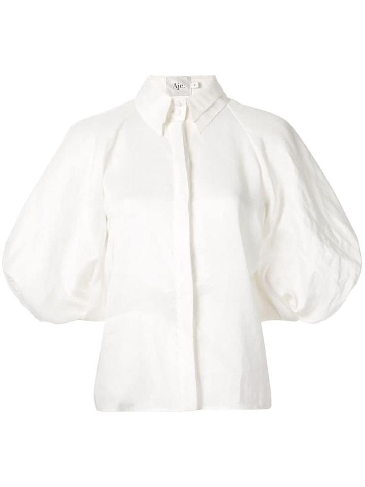 Aje Harris Balloon Sleeve Shirt - White