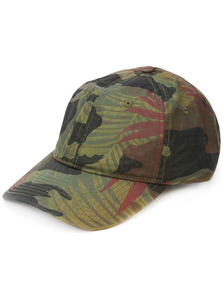 Alex Mill Tropical Camo Cap - Green