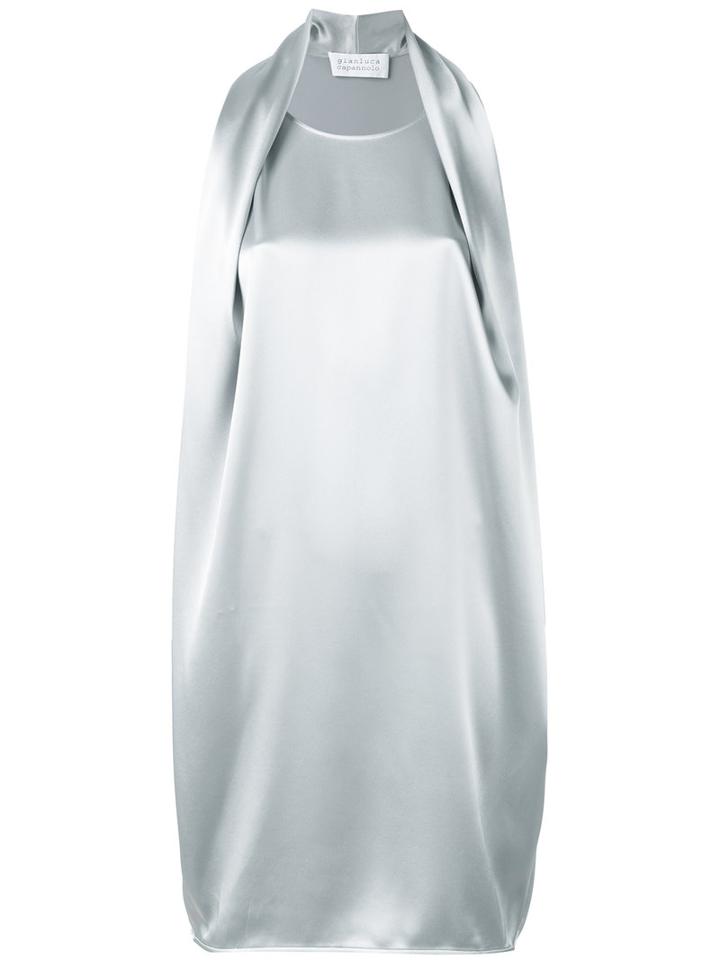 Gianluca Capannolo Midi Dress, Women's, Size: 42, Grey, Triacetate/polyester