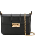 Lanvin 'jiji' Shoulder Bag, Women's, Black, Leather/polyester/cotton