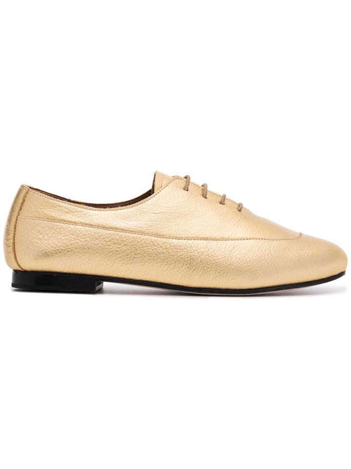 Newbark Charlie Leather Brogues - Metallic