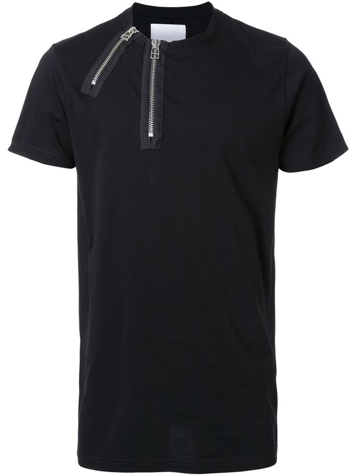 Matthew Miller Zip Collar T-shirt