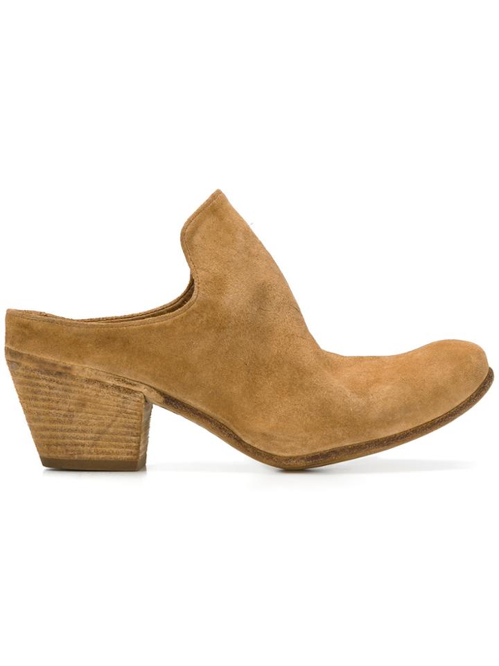 Officine Creative Slip-on Heeled Mules - Nude & Neutrals
