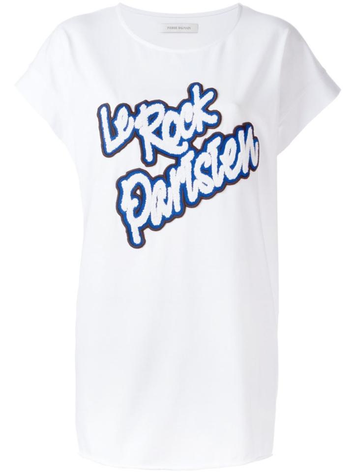 Pierre Balmain Embroidered T-shirt