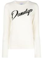 Dondup Logo Knitted Sweater - Nude & Neutrals