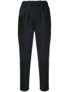 Bassike Side Stripe Trousers - Black
