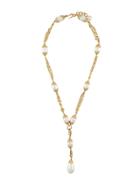 Chanel Vintage Pearl Drop Necklace - White
