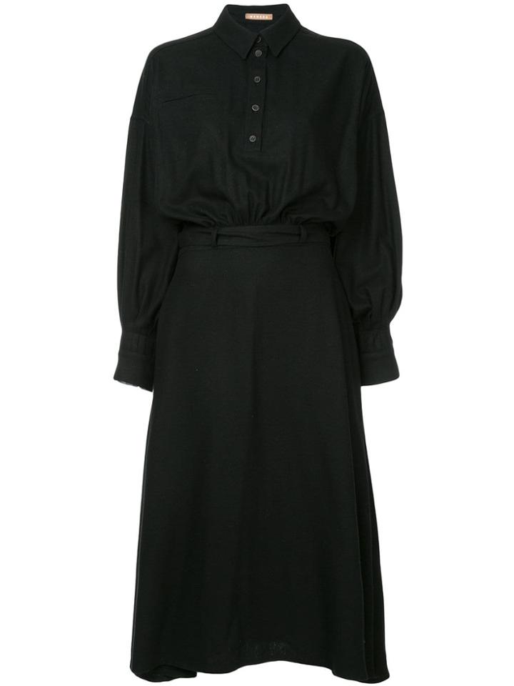 Nehera Domani Shirt Dress - Black