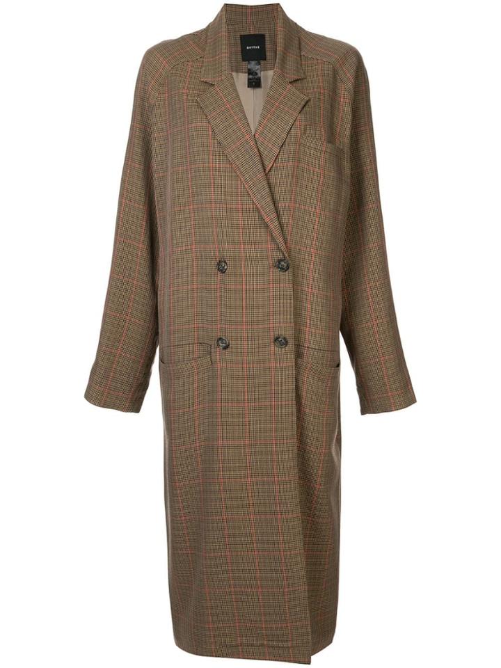 Smythe Raglan Trench Coat - Brown