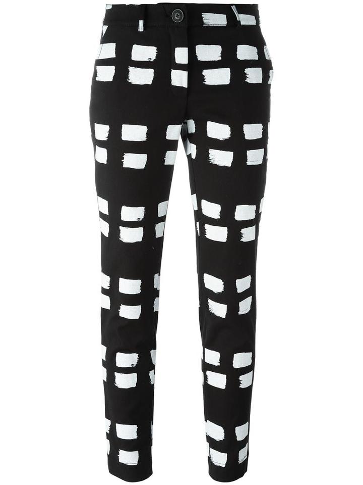 Vivienne Westwood Anglomania Slim-fit Cropped Trousers, Women's, Size: 38, Black, Cotton/spandex/elastane