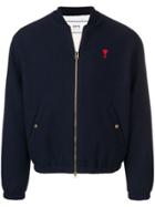Ami Paris Ami De Caur Bomber Jacket - Blue
