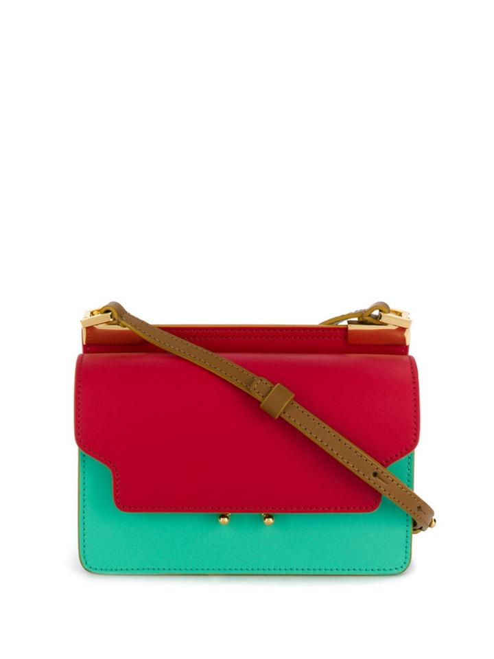 Marni Slim Trunk Shoulder Bag - Red