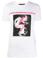 John Richmond Ligon Photo Print T-shirt - White