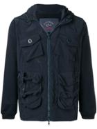 Paul & Shark Navy Zip Up Hoodie - Blue