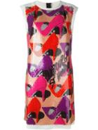 Lanvin Sequin Embellished Dress, Women's, Size: 38, Nude/neutrals, Silk/cotton/linen/flax/polyester
