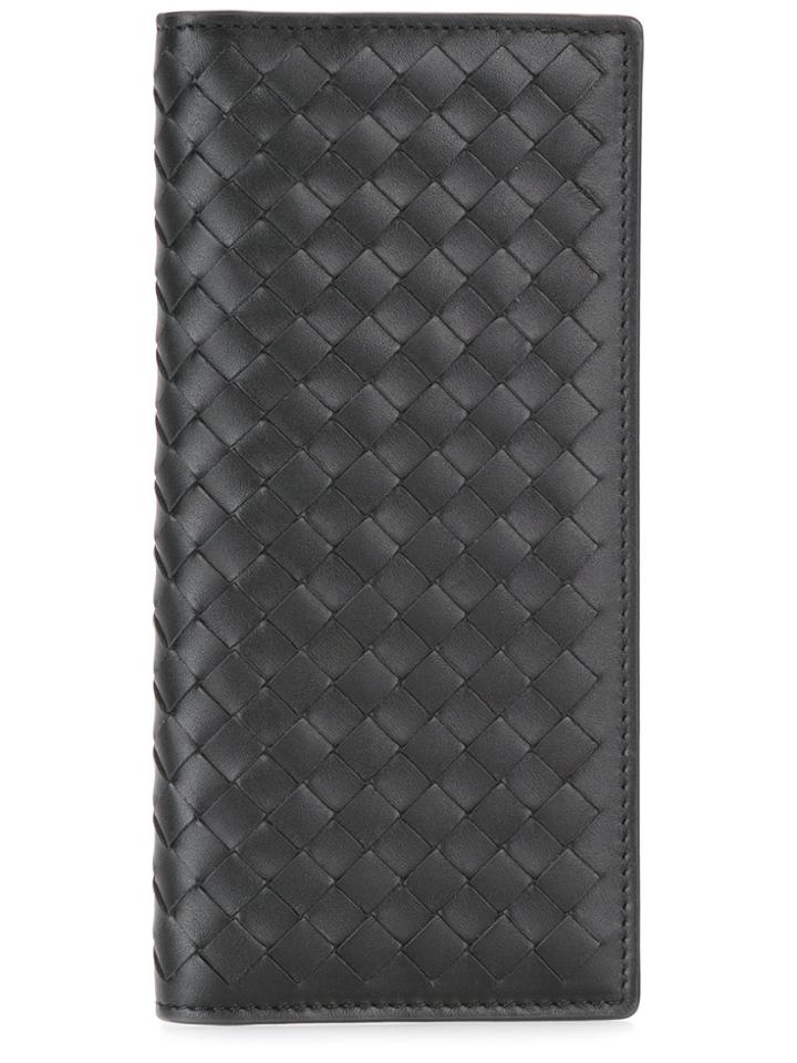 Bottega Veneta Nero Intrecciato Continental Wallet - Brown