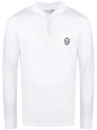 Alexander Mcqueen Skull Logo Polo Shirt - White