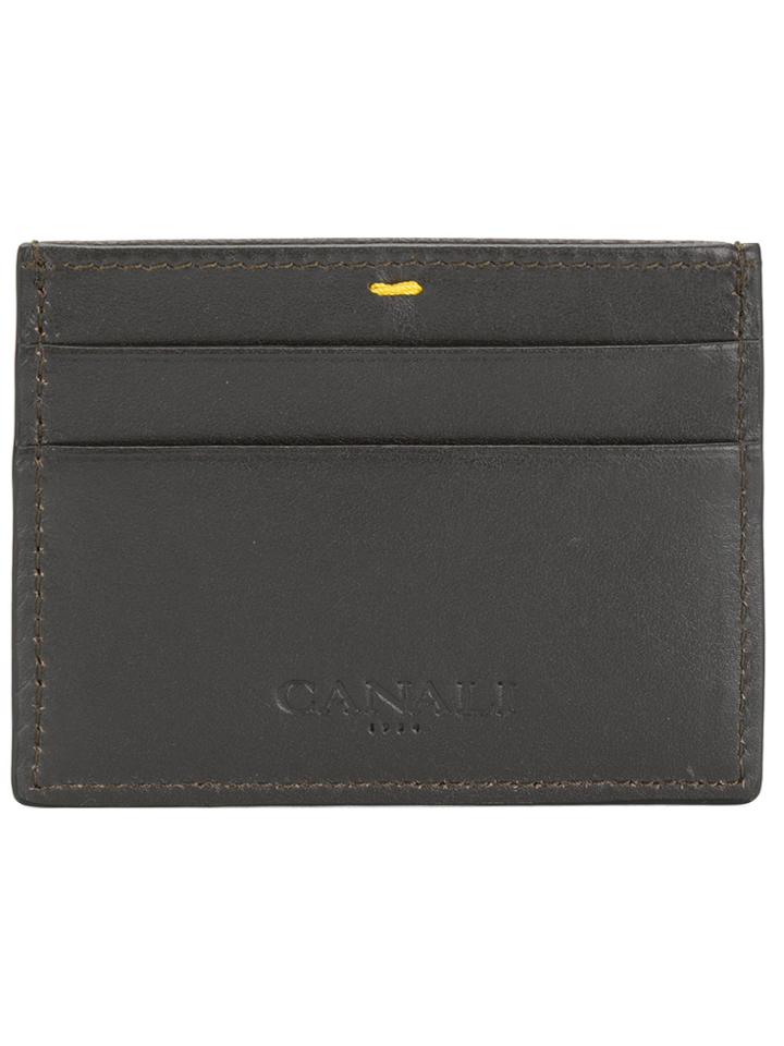 Canali Classic Cardholder - Brown
