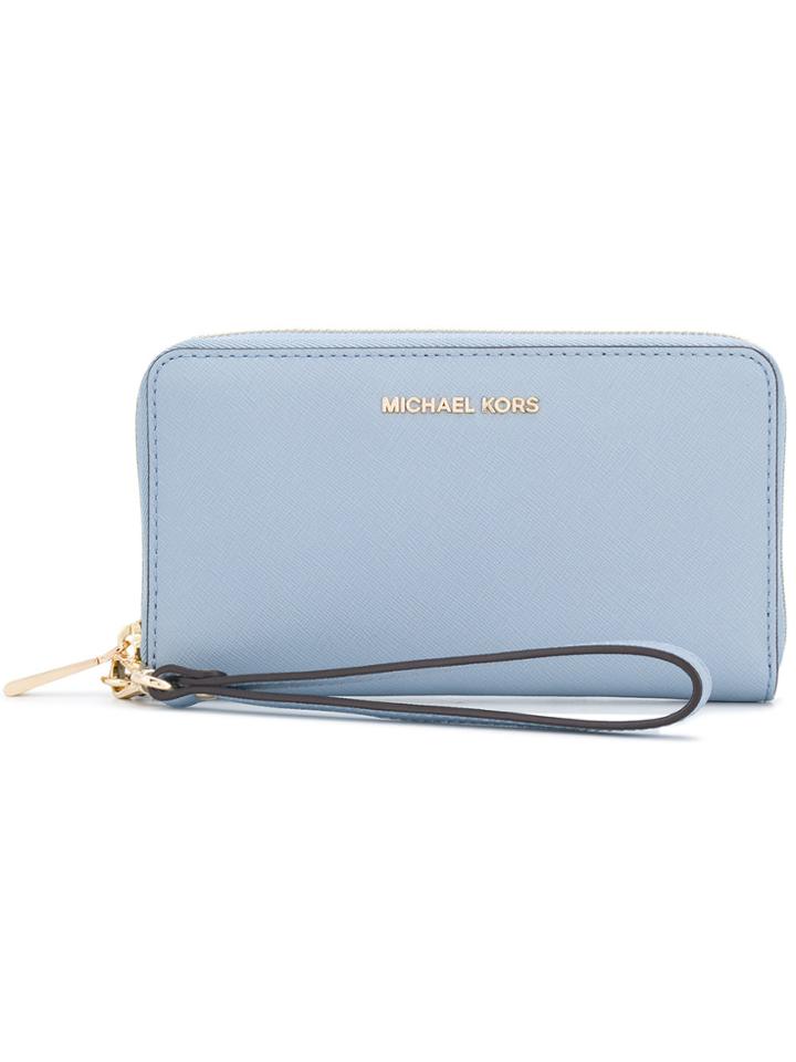 Michael Michael Kors Logo Wallet - Blue