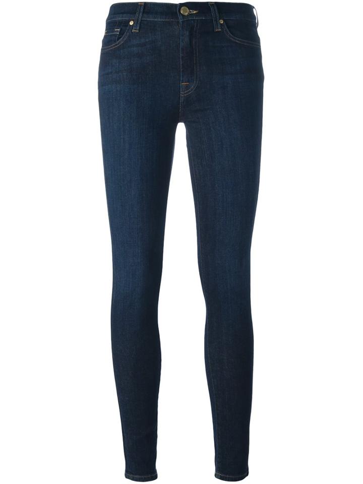 7 For All Mankind Skinny Jeans, Women's, Size: 24, Blue, Cotton/spandex/elastane