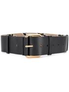 A.f.vandevorst Snakeskin Effect Belt - Black