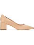 Sarah Chofakian Pointed Toe Pumps - Nude & Neutrals