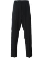 Rick Owens Drop-crotch Trousers, Men's, Size: 46, Black, Virgin Wool