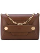 Stella Mccartney - Alter Nappa Clutch Bag - Women - Artificial Leather - One Size, Brown, Artificial Leather