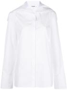 Jil Sander Sailor Collar Shirt - White