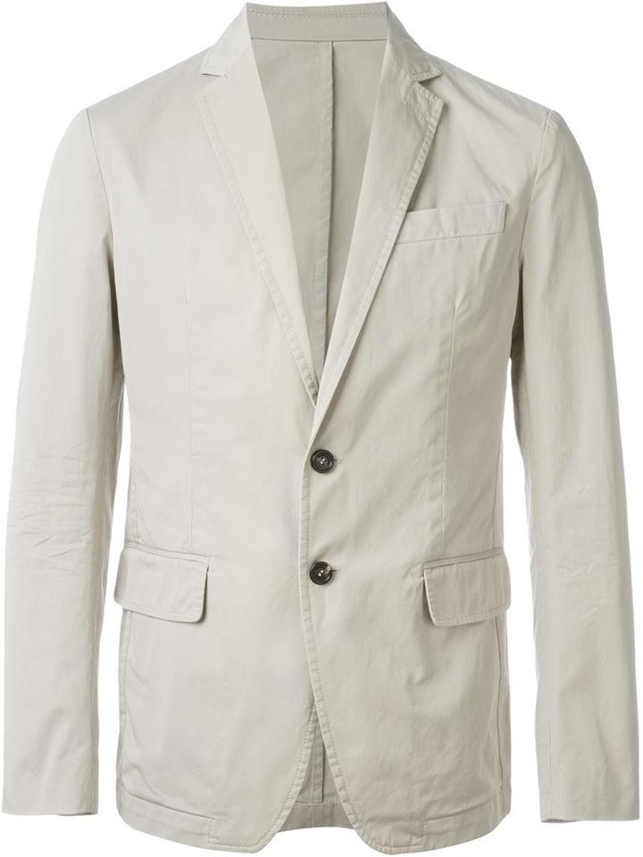 Dsquared2 Classic Blazer, Men's, Size: 52, Nude/neutrals, Cotton/polyester/acetate/viscose