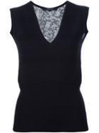 Derek Lam Knitted Tank, Women's, Size: Large, Black, Silk/cashmere