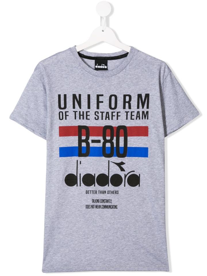 Diadora Junior Teen Uniform T-shirt - Grey