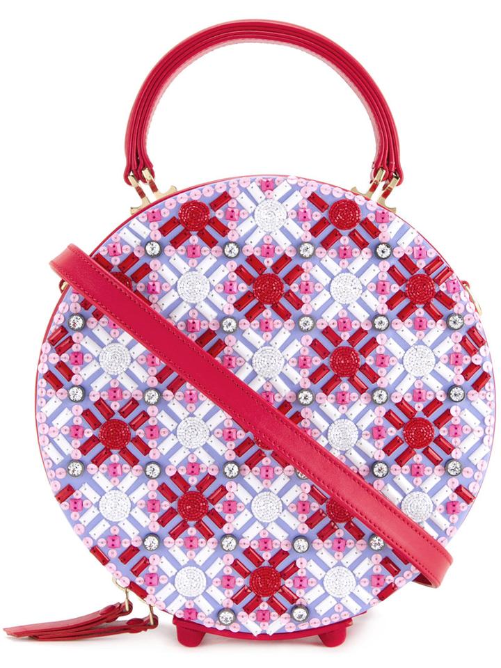 Coco Crossbody Bag - Women - Calf Leather - One Size, Red, Calf Leather, Mayrafedane