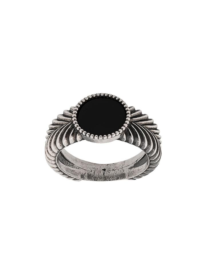 Emanuele Bicocchi Textured Ring - Silver