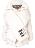 System Oversized Puffer Jacket - White