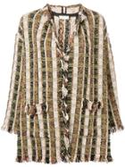 Etro Tweed-knit Cardigan - Neutrals
