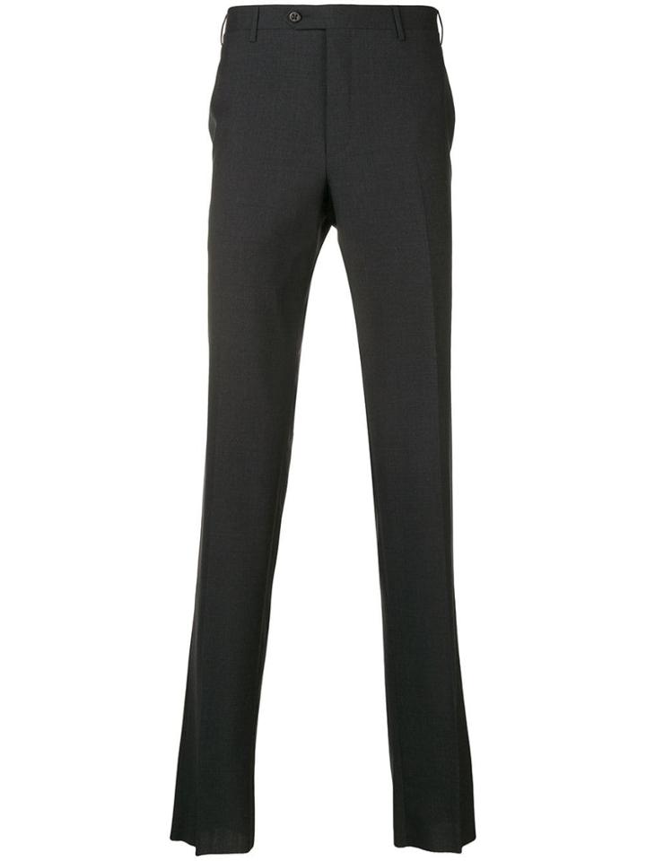 Corneliani Tailored Straight Leg Trousers - Grey