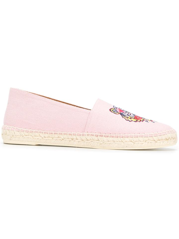 Kenzo Valentine's Day Capsule Tiger Espadrilles - Pink & Purple