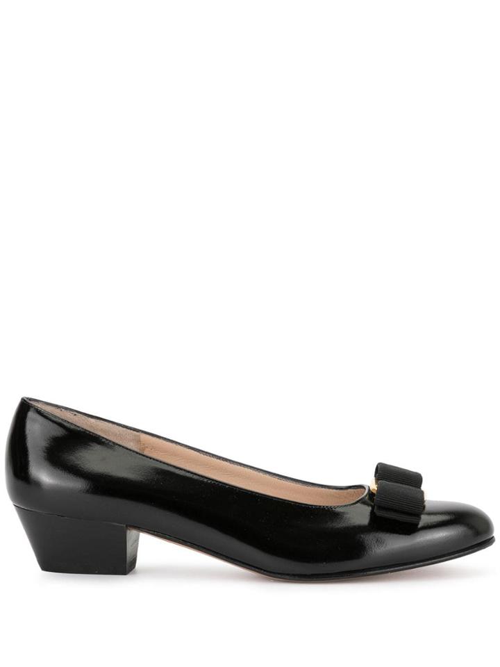 Salvatore Ferragamo Pre-owned Vara Bow Pumps - Black