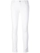 Ermanno Scervino Skinny Cropped Jeans - White