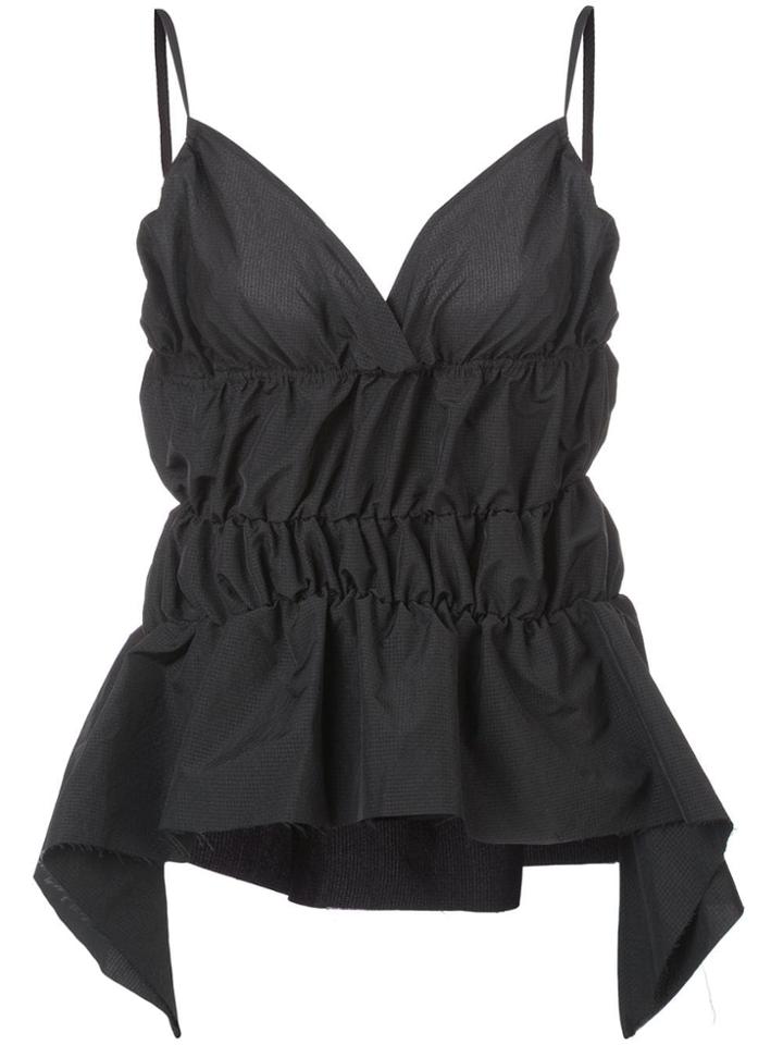 Marques'almeida Ruched Cami Top - Black