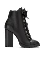 Schutz Schutz S2033000620002 Black Furs & Skins->leather