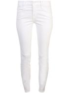 Frame Low Rise Skinny Jeans - White