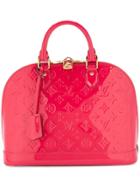 Louis Vuitton Vintage Vernis Alma Mm Hand Bag - Red